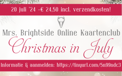 Christmas in July – Mrs. Brightside Online Kaartenclub