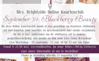 Blackberry Beauty – Mrs. Brightside Online Kaartenclub