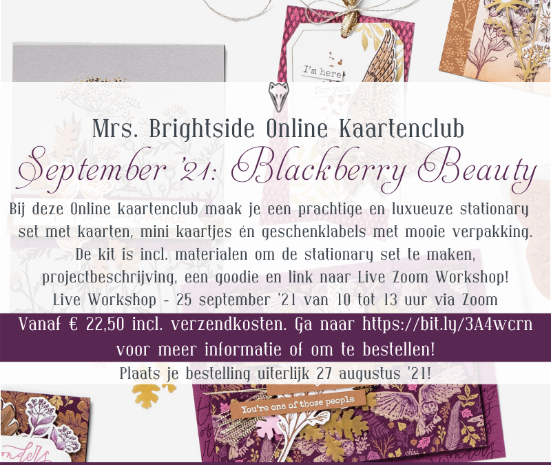 Blackberry Beauty – Mrs. Brightside Online Kaartenclub