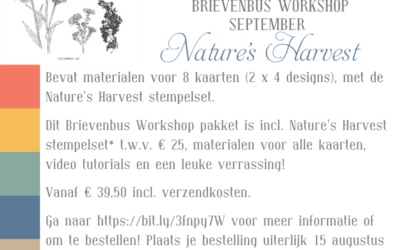 Nature’s Harvest Brievenbus Workshop September ’21