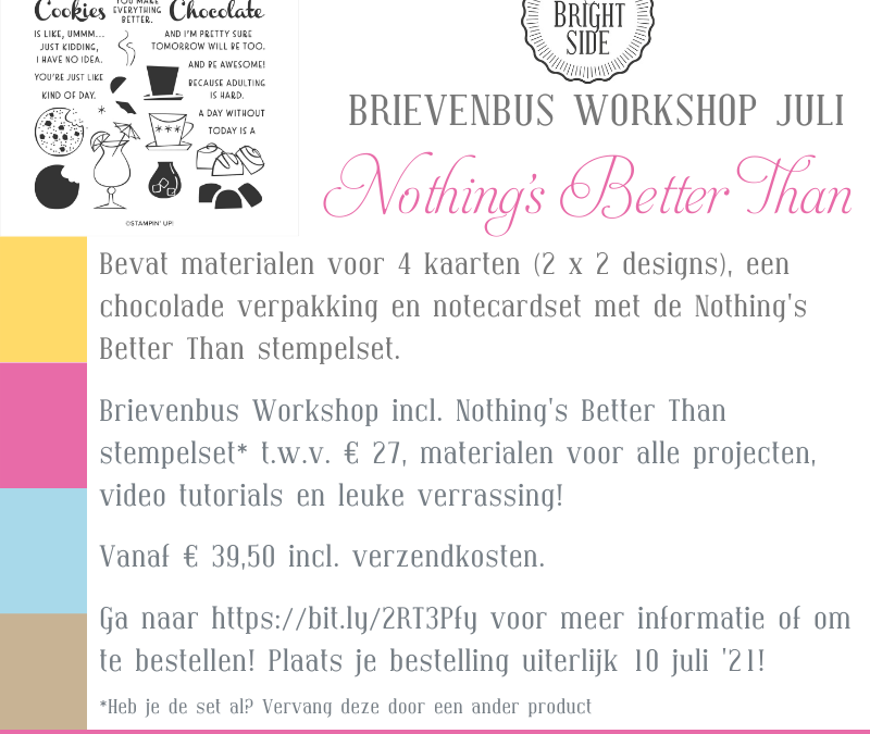 Nothing’s Better Than Brievenbus Workshop Juli ’21