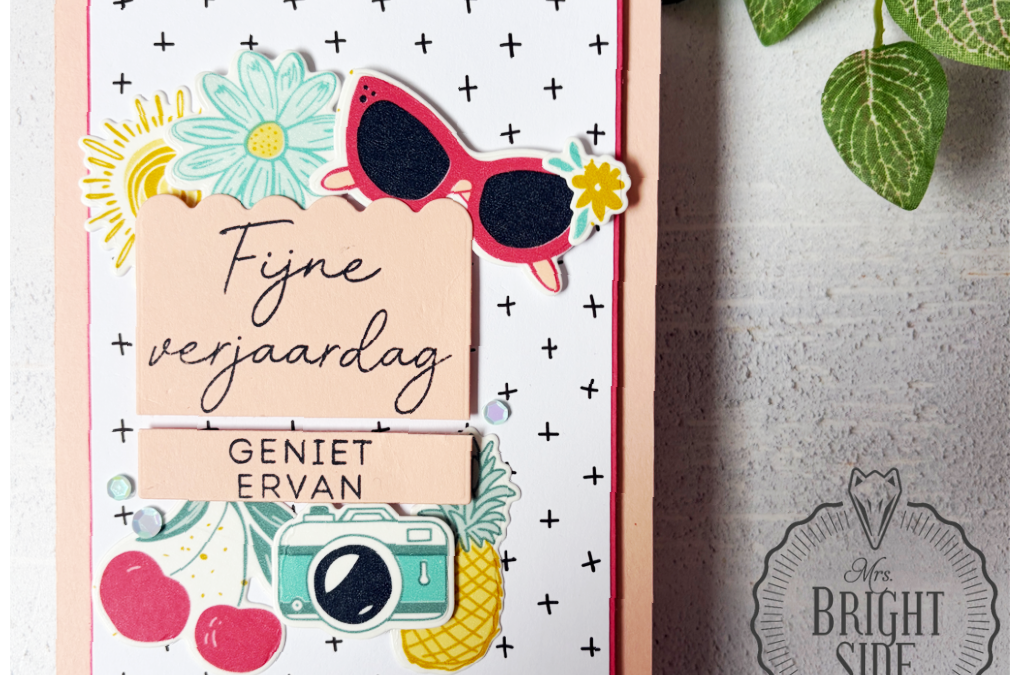 Summer Happiness CASE Kaart – Stamping Station Bloghop