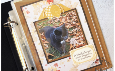 Glow of Harvest Scrap Lay-out – Feel Good Stamping Bloghop