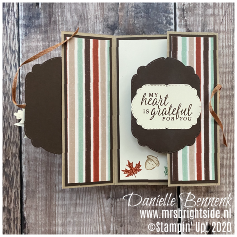 Gate Fold - Stampin' Creative Bloghop - Mrs. Brightside - Danielle Bennenk