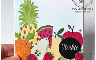 Fruit Salad Sterkte Kaart – Global Stampin’ Videohop