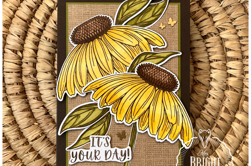 Coneflower Celebrations Wenskaart – Feel Good Stampin’ Bloghop