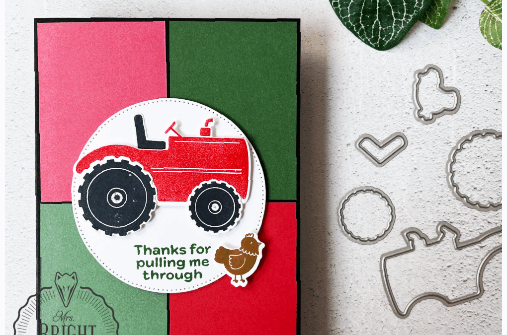 Tractor & Co Wenskaart – Global Stampin’ Videohop