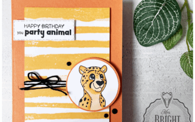 Silly Safari Party Animal Kaart – In the spotlight 1