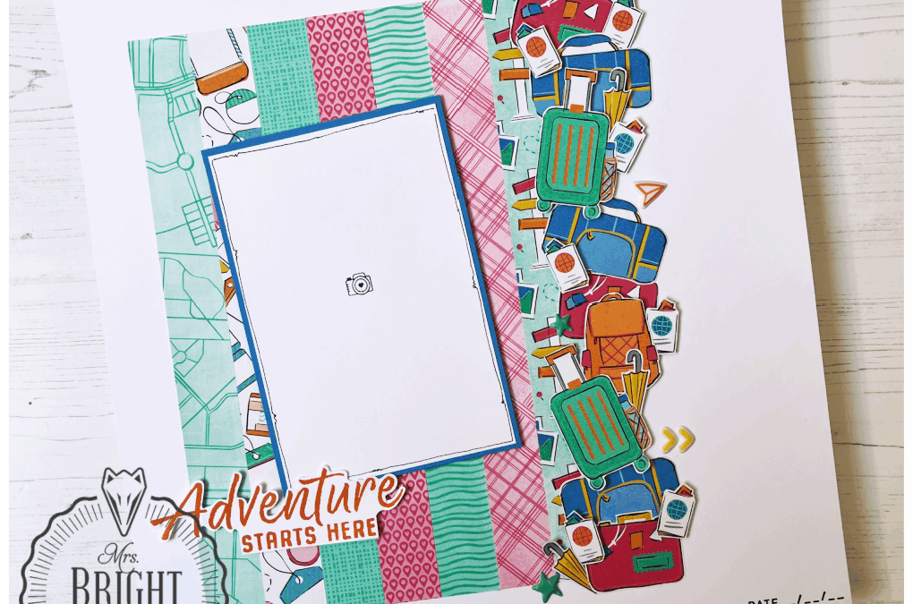 On The Go Scrap Vacation Vibes Lay-Out – Stamping Sunday Bloghop