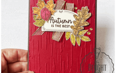 Etched Autumn Wenskaart – Stamping Sunday Bloghop