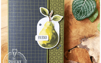 Painterly Pears Masculine Kaart – In the spotlight 3