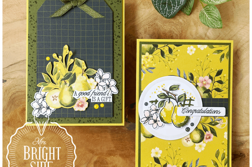 Painterly Pears Kaarten Duo – In the spotlight 2