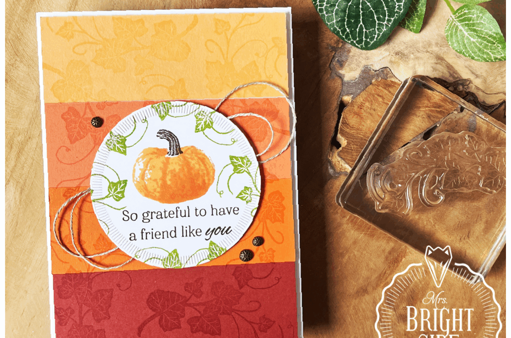 Beautiful Pumpkins Ombre Kaart – In the spotlight 3