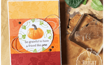 Beautiful Pumpkins Ombre Kaart – In the spotlight 3