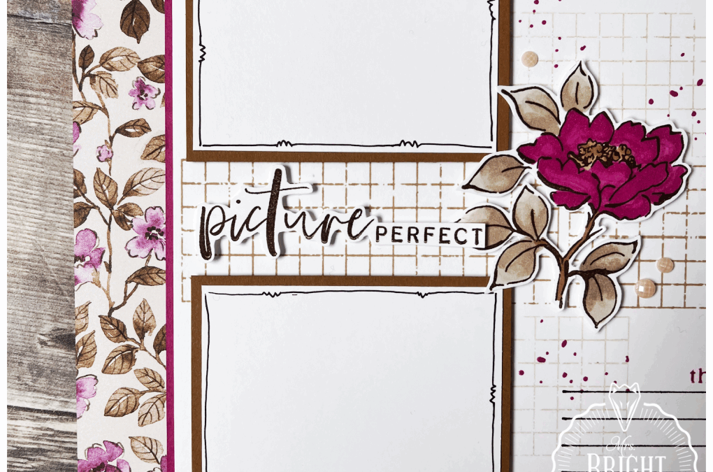 Lovely Florals Scrap Lay-Out – In the spotlight 2