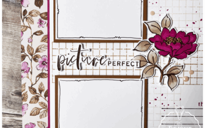 Lovely Florals Scrap Lay-Out – In the spotlight 2