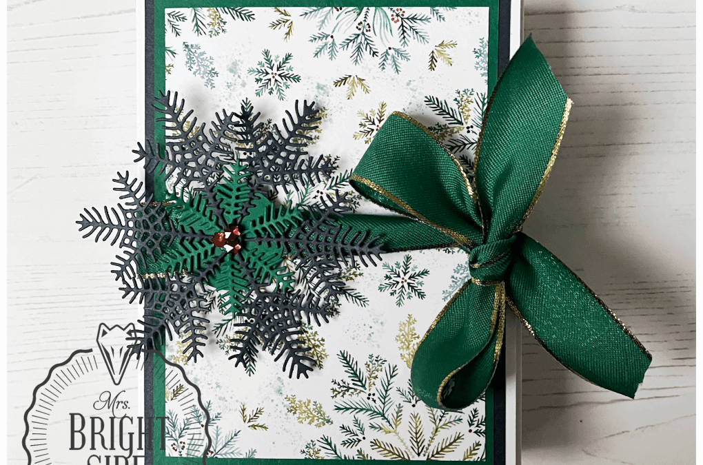 Elegant Pine Snowflakes Mini Album – Stamping Sunday Bloghop