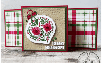 Kerst Fun Fold met Bauble Blooms