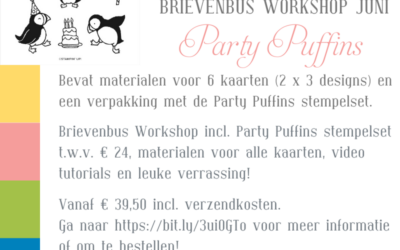 Party Puffins Brievenbus Workshop Juni ’21